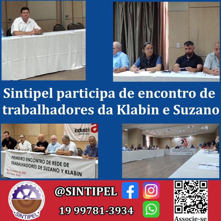 Sintipel participa de encontro de trabalhadores da Klabin e