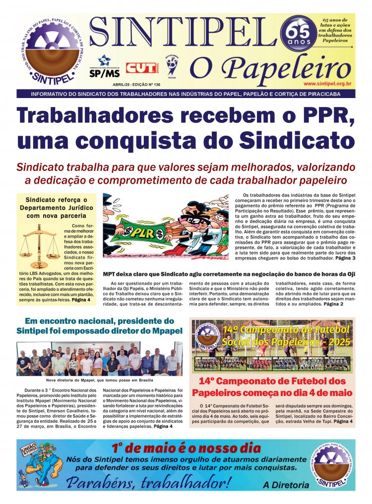 Jornal dos Papeleiros Abril 2025