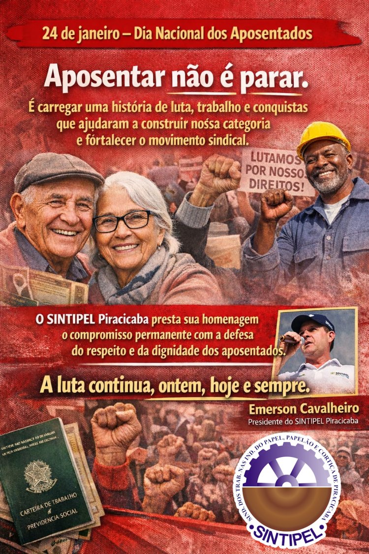 24 de Janeiro Dia Nacional dos Aposentados