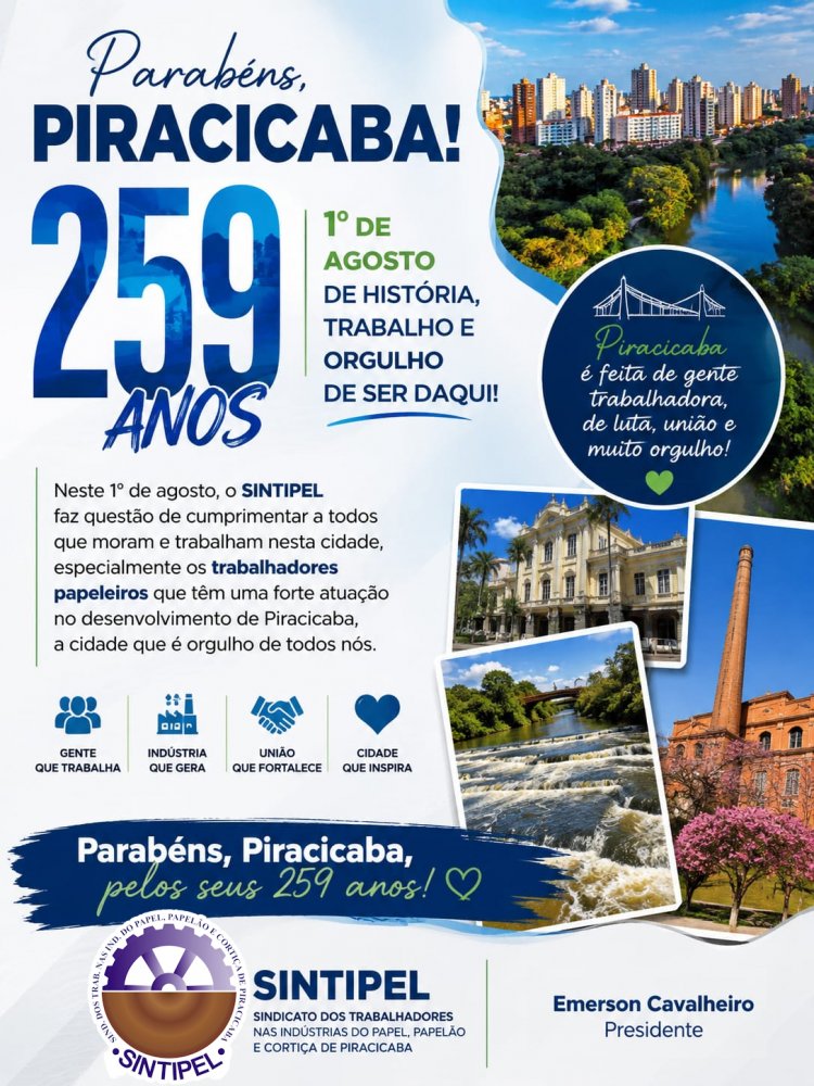 259 anos de Piracicaba