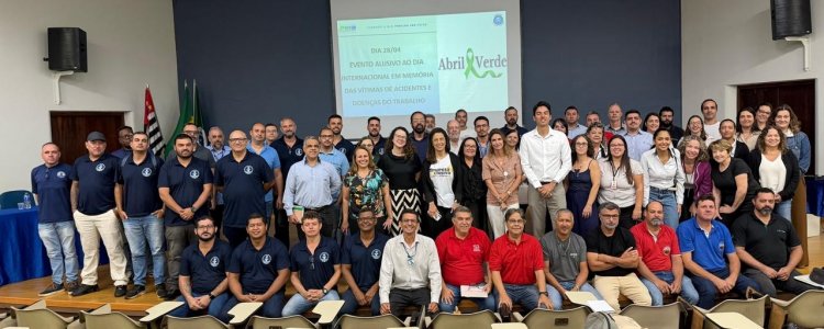 Sintipel participa do Abril Verde, que marcou o Dia Mundial em Memória às Vítimas de Acidentes de Trabalho