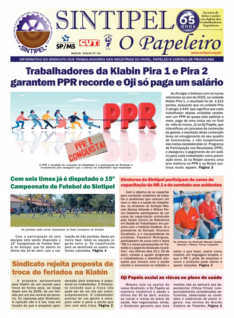 Jornal dos Papeleiros Maio 2026