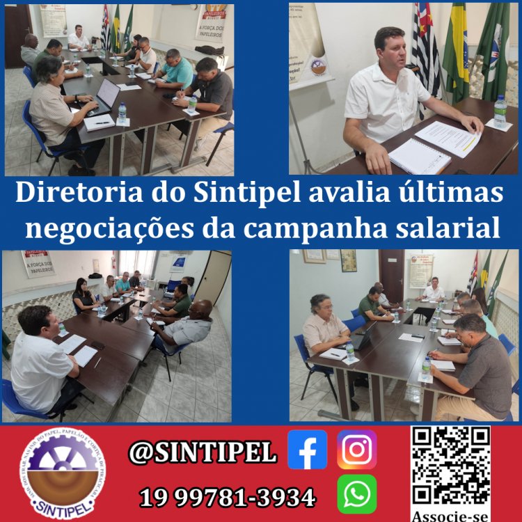 Diretoria do Sintipel avalia últimas negociações da campanha