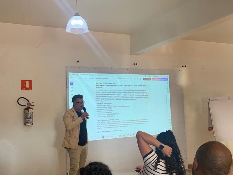 Vice-presidente do Sintipel participou do 2º módulo do curso de capacitação para