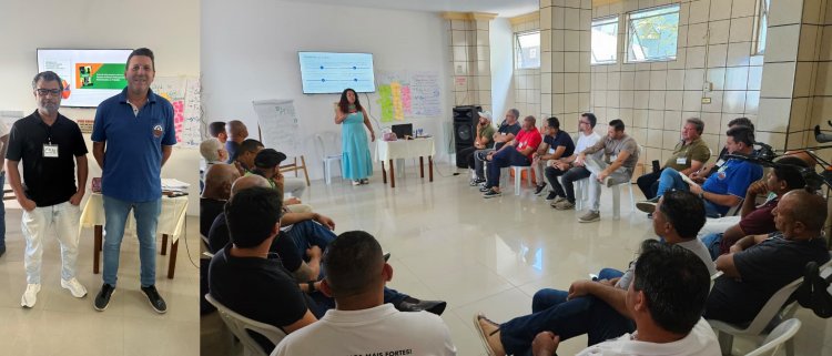 Presidente e vice-presidente do Sintipel participam de curso sobre a nova NR.1