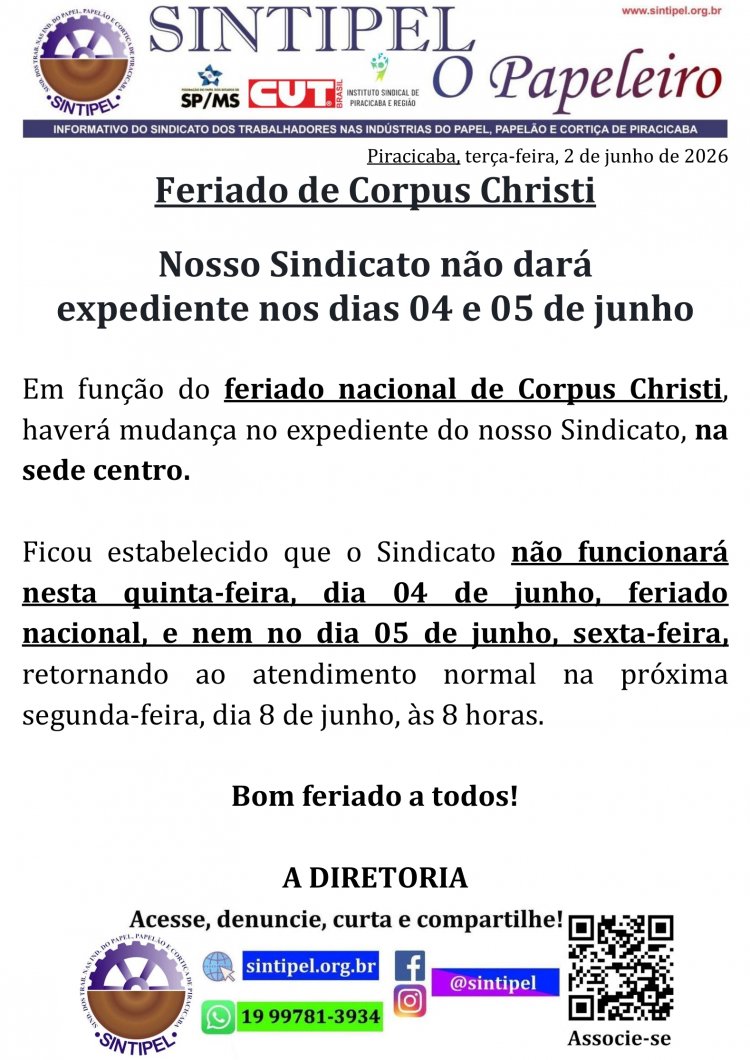 Feriado de Corpus Christi