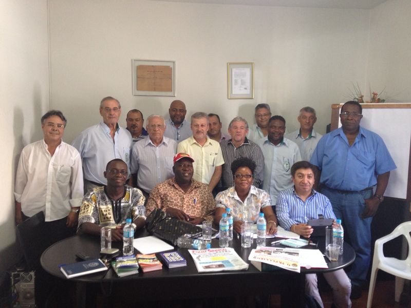 Presidente do nosso Sindicato participou  de encontro com sindicalistas Moçambicanos